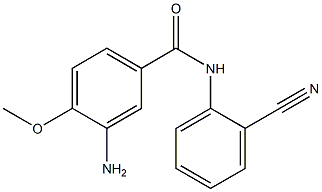  3-amino-N-(2-cyanophenyl)-4-methoxybenzamide