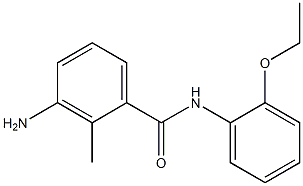 3-amino-N-(2-ethoxyphenyl)-2-methylbenzamide Structure
