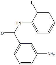 3-amino-N-(2-iodophenyl)benzamide 化学構造式