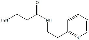 3-amino-N-(2-pyridin-2-ylethyl)propanamide Structure