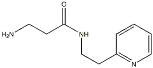 3-amino-N-(2-pyridin-2-ylethyl)propanamide,,结构式