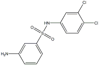 3-amino-N-(3,4-dichlorophenyl)benzene-1-sulfonamide
