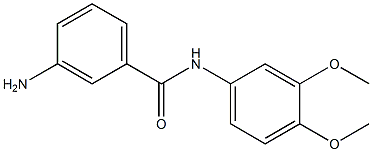3-amino-N-(3,4-dimethoxyphenyl)benzamide Structure