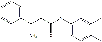 3-amino-N-(3,4-dimethylphenyl)-3-phenylpropanamide