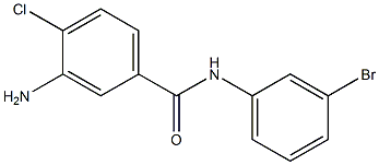 3-amino-N-(3-bromophenyl)-4-chlorobenzamide Structure