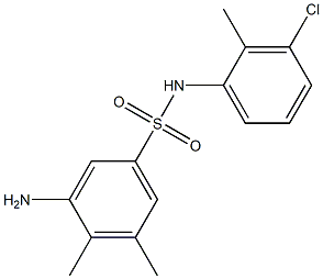 3-amino-N-(3-chloro-2-methylphenyl)-4,5-dimethylbenzene-1-sulfonamide