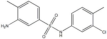 3-amino-N-(3-chloro-4-methylphenyl)-4-methylbenzene-1-sulfonamide