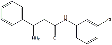 3-amino-N-(3-chlorophenyl)-3-phenylpropanamide