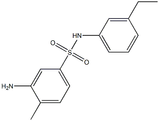 3-amino-N-(3-ethylphenyl)-4-methylbenzene-1-sulfonamide