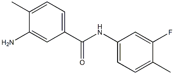 3-amino-N-(3-fluoro-4-methylphenyl)-4-methylbenzamide 结构式