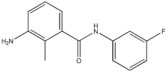 3-amino-N-(3-fluorophenyl)-2-methylbenzamide Structure