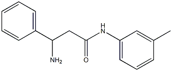 3-amino-N-(3-methylphenyl)-3-phenylpropanamide