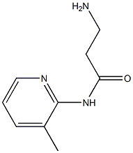 3-amino-N-(3-methylpyridin-2-yl)propanamide Structure