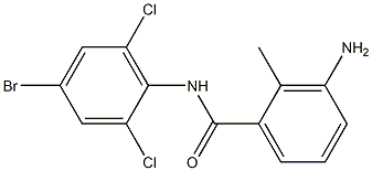 3-amino-N-(4-bromo-2,6-dichlorophenyl)-2-methylbenzamide