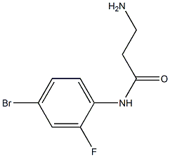 3-amino-N-(4-bromo-2-fluorophenyl)propanamide
