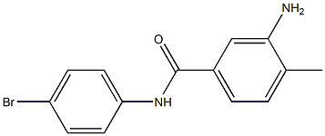 3-amino-N-(4-bromophenyl)-4-methylbenzamide Struktur