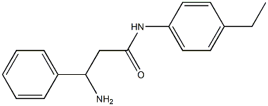  3-amino-N-(4-ethylphenyl)-3-phenylpropanamide