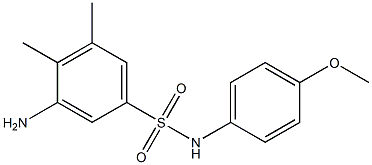3-amino-N-(4-methoxyphenyl)-4,5-dimethylbenzene-1-sulfonamide