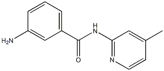 3-amino-N-(4-methylpyridin-2-yl)benzamide Structure