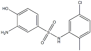 3-amino-N-(5-chloro-2-methylphenyl)-4-hydroxybenzene-1-sulfonamide|
