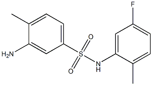 3-amino-N-(5-fluoro-2-methylphenyl)-4-methylbenzene-1-sulfonamide|