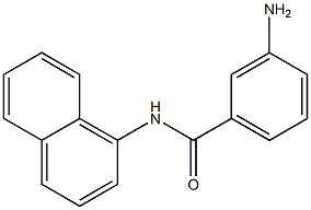 3-amino-N-(naphthalen-1-yl)benzamide 结构式