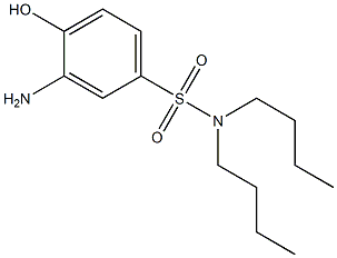 3-amino-N,N-dibutyl-4-hydroxybenzene-1-sulfonamide Structure