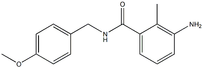 3-amino-N-[(4-methoxyphenyl)methyl]-2-methylbenzamide