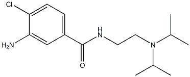 3-amino-N-{2-[bis(propan-2-yl)amino]ethyl}-4-chlorobenzamide Structure