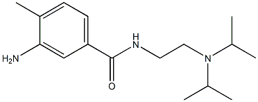 3-amino-N-{2-[bis(propan-2-yl)amino]ethyl}-4-methylbenzamide