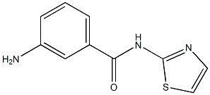3-amino-N-1,3-thiazol-2-ylbenzamide 结构式