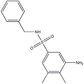 3-amino-N-benzyl-4,5-dimethylbenzene-1-sulfonamide
