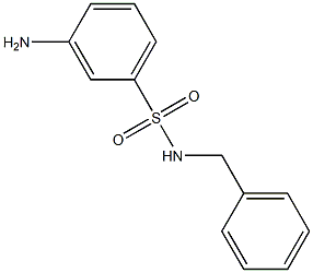 3-amino-N-benzylbenzene-1-sulfonamide,,结构式