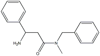 3-amino-N-benzyl-N-methyl-3-phenylpropanamide,,结构式