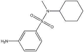 3-amino-N-cyclohexyl-N-methylbenzenesulfonamide