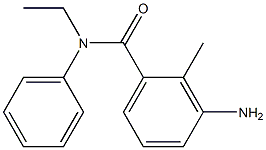 3-amino-N-ethyl-2-methyl-N-phenylbenzamide 结构式