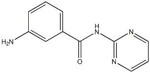 3-amino-N-pyrimidin-2-ylbenzamide 结构式