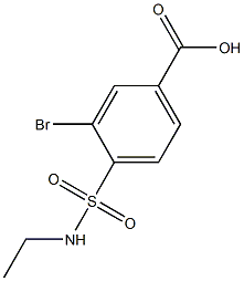 3-bromo-4-(ethylsulfamoyl)benzoic acid