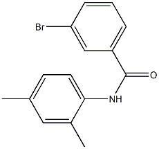 3-bromo-N-(2,4-dimethylphenyl)benzamide,,结构式