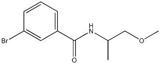 3-bromo-N-(2-methoxy-1-methylethyl)benzamide Structure