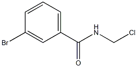 3-bromo-N-(chloromethyl)benzamide Structure
