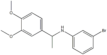 3-bromo-N-[1-(3,4-dimethoxyphenyl)ethyl]aniline