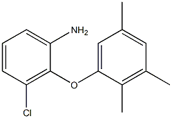 3-chloro-2-(2,3,5-trimethylphenoxy)aniline Struktur