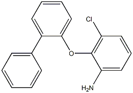 3-chloro-2-(2-phenylphenoxy)aniline Structure