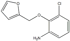 3-chloro-2-(furan-2-ylmethoxy)aniline Structure