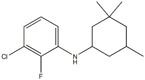 3-chloro-2-fluoro-N-(3,3,5-trimethylcyclohexyl)aniline Structure