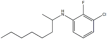  3-chloro-2-fluoro-N-(octan-2-yl)aniline