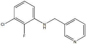 3-chloro-2-fluoro-N-(pyridin-3-ylmethyl)aniline Structure
