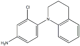 3-chloro-4-(1,2,3,4-tetrahydroquinolin-1-yl)aniline,,结构式