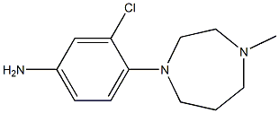 3-chloro-4-(4-methyl-1,4-diazepan-1-yl)aniline Struktur